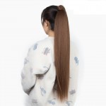 Extensie de par coada de cal cu lungime de 95 cm Castaniu Mediu - IPWSP30